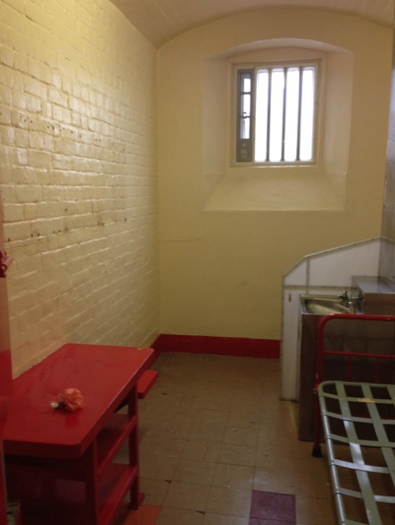 Oscar Wilde's cell, interior.